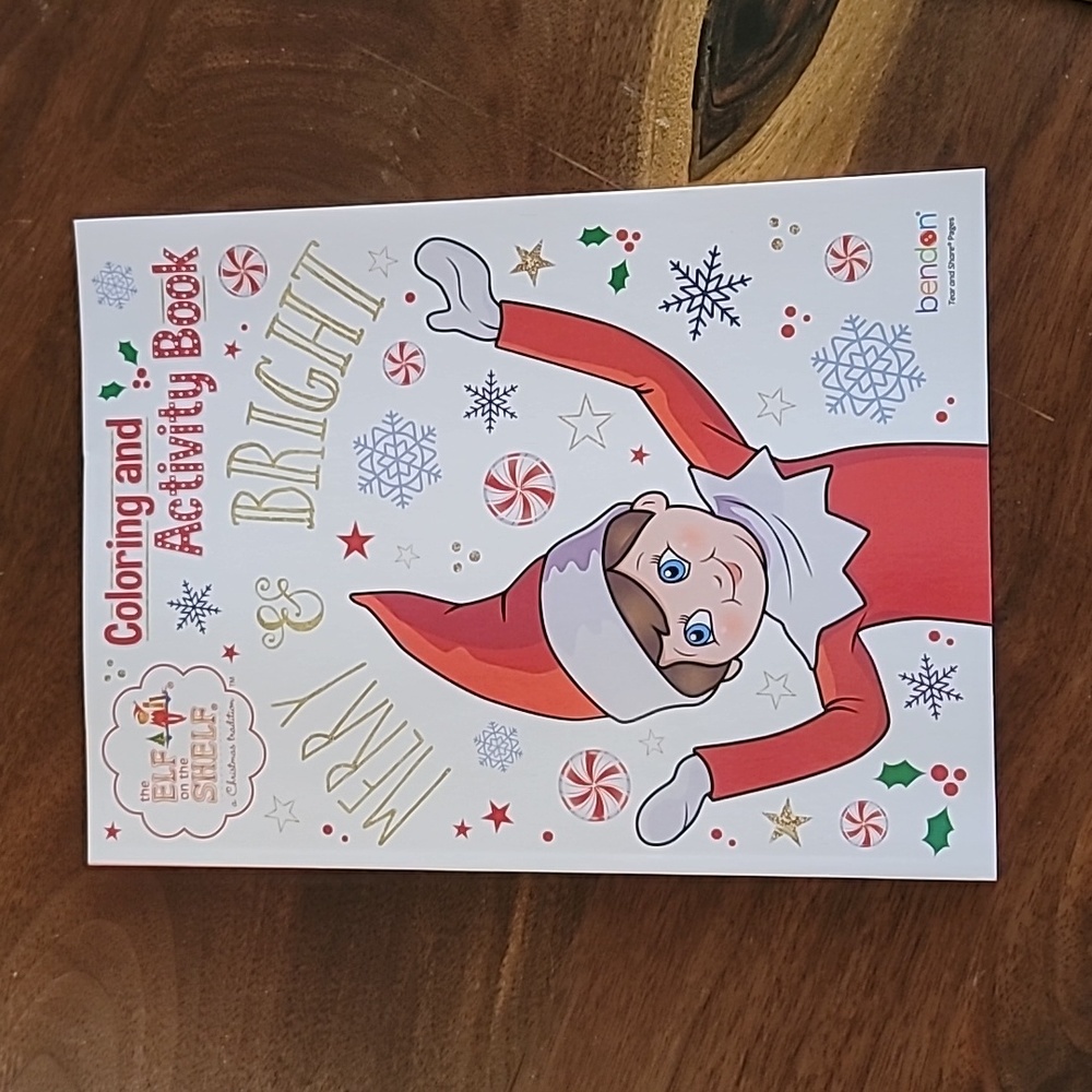 Elf on the Shelf Coloring and Activity Book